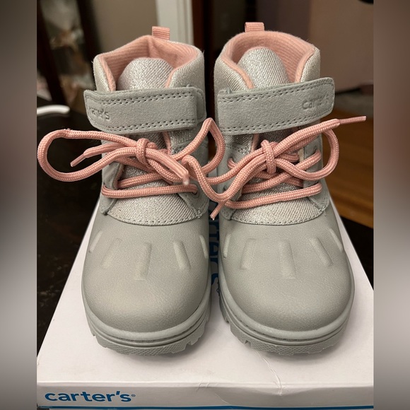 Carter’s Girls Grey All Weather Boot - Picture 1 of 4